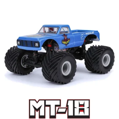 Redcat MT-18 1/18 Scale Solid Axle Monster Truck (Blue/Lawless)