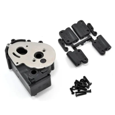 RPM Hybrid Gearbox Housing & Rear Mounts (Black) (RPM73612)