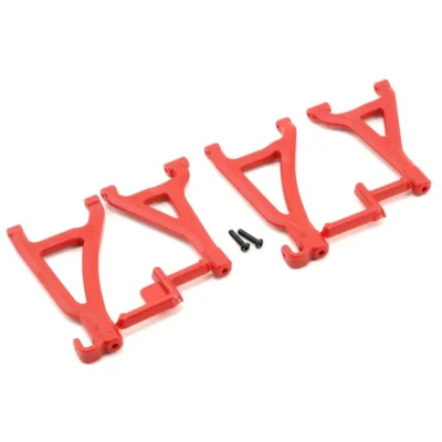 RPM Front Upper & Lower A-Arm Set For Traxxas 1/16 E-Revo (Red)