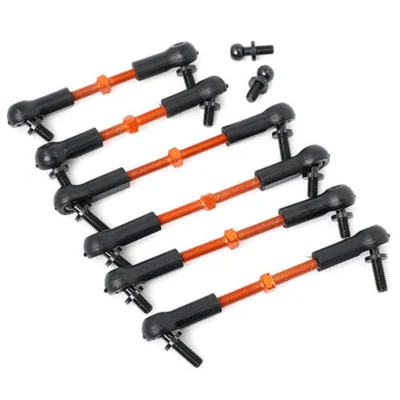 Yeah Racing 7075 Aluminum Tie Rod Set For HPI RS4 Sport3 Orange RSS3-012OR