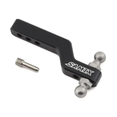 Samix Aluminum Drop Hitch Receiver for Traxxas TRX-4 (Black)