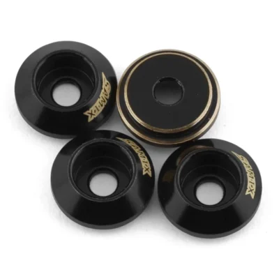 Samix TRX-4M Brass Shock Cups (4) (SAMTRX4M-4047)