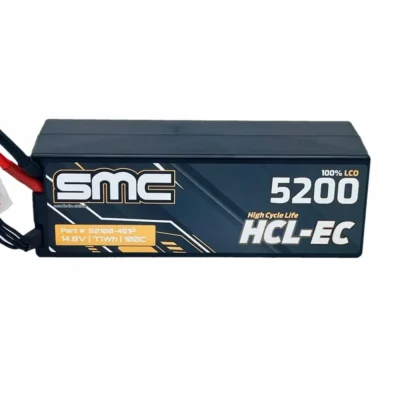 SMC 4S Hardcase LiPo Battery w/ SC5 Connector (IC5/EC5 Compatible) (14.8V/5200mAh/100C)