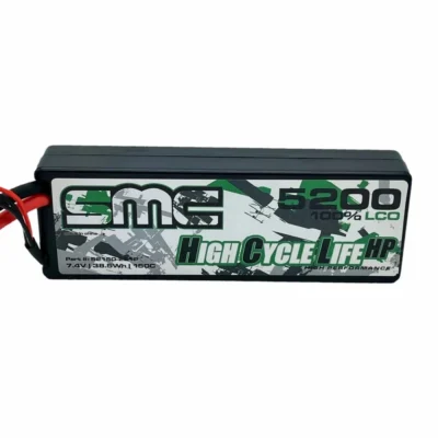 SMC 2S Hardcase LiPo Battery w/ XT60 Connector (7.4V/5200mAh/150C)