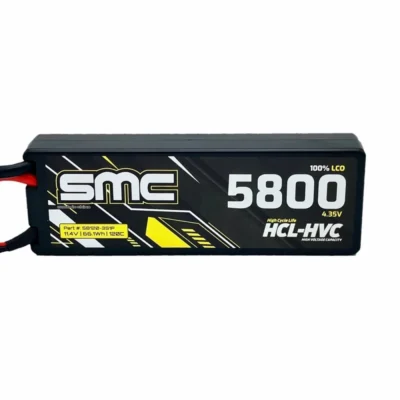 SMC 3S Hardcase High Voltage LiPo Battery w/ TRX (Traxxas Compatible) Connector (11.4V/5800mAh/120C)