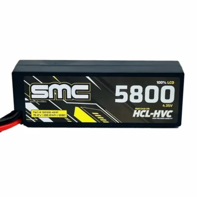 SMC 4S Hardcase High Voltage LiPo Battery w/ SC5 Connector (IC5/EC5 Compatible) (15.2V/5800mAh/120C)