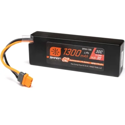 Spektrum RC Smart G2 3S Lipo Battery w/ IC2 Connector (11.1V/1300mAh/30C)