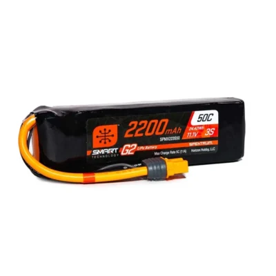 Spektrum 3S Smart G2 Softcase LiPo Battery w/ IC3 Connector (11.1v/2200mAh/50C)