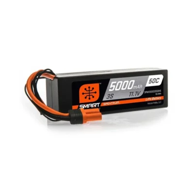 Spektrum RC Smart G2 3S LiPo Hardcase Battery w/ IC5 Connector (11.1v/5000mAh/50C)