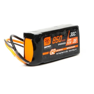 Spektrum RC Smart G2 3S Lipo Battery w/ IC2 Connector (11.1V/850mAh/30C)