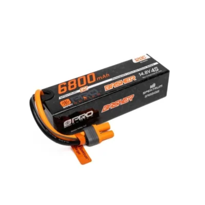 Spektrum RC 14.8V 6800mAh 4S 120C Smart G2 Pro Basher LiPo Battery: IC5