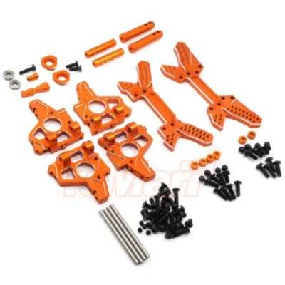 Yeah Racing Aluminum Endurance Conversion Kit For HPI Sprint 2 Orange (SPT2-S02OR)