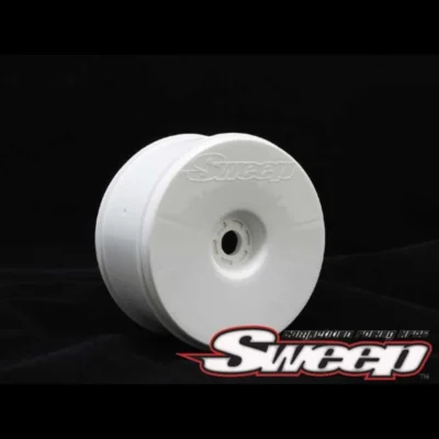 Sweep Racing 1/8th Truggy White Wheel 4pc set (SWA-TW4)
