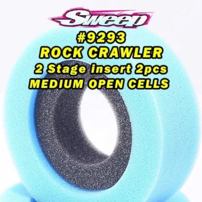 Sweep Racing 1.9" Dual Stage Crawler Open Cell Inserts (Medium) (2pcs)