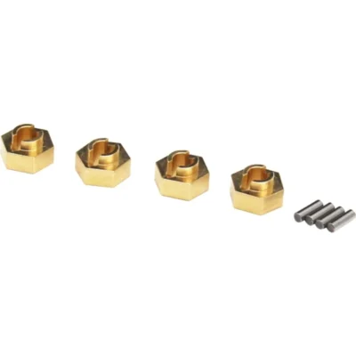 Hot Racing Brass 7mm Hex Wheel Hubs For Axial SCX24