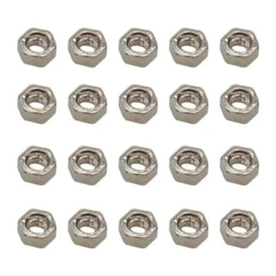 Hot Racing M1.4 Stainless Steel Hex Nut For Axial SCX24 (20pcs)
