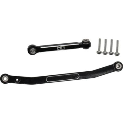 Hot Racing Aluminum Fix Link Tight Tolerance Steering Link For Axial SCX24 (Black)
