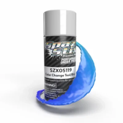SpazStix Color Change Aerosol Paint (Teal/Blue) (3.5oz)