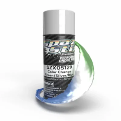 SpazStix Color Change Aerosol Paint (Green/Silver/Blue) (3.5oz)