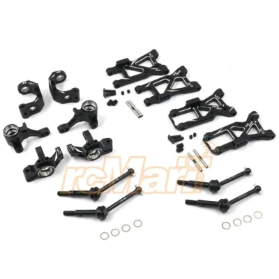 Yeah Racing Aluminum Essential Conversion Kit For Traxxas Ford GT 4 Tec 2.0/3.0 Black TEC4-S01BK