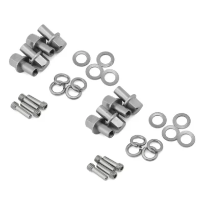 Treal Hobby Brass Extended Wheel Hub Hardware for Traxxas TRX-4 (+10 mm)