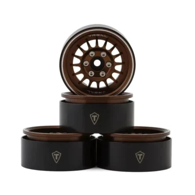 Treal Hobby Type N 1.9" Multi-Spoke Beadlock Wheels (Bronze) (4pcs)