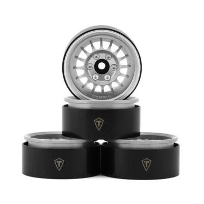 Treal Hobby Type N 1.9" Multi-Spoke Beadlock Wheels (Silver) (4pcs)