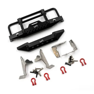Yeah Racing Alloy Front & Rear Bumpers For Traxxas TRX-4M Defender (TR4M-022BK)