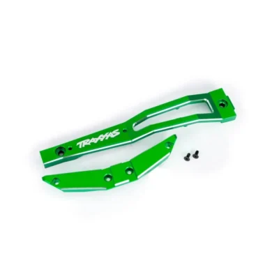 Traxas Maxx Aluminum Front Chassis Brace (Green)