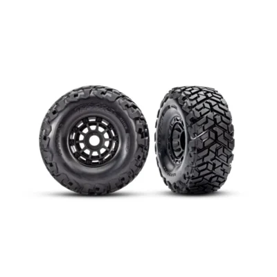 Traxxas Maxx Slash Belted Tires & Wheels (Black)