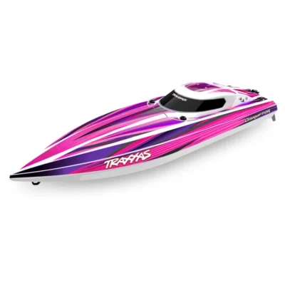 Traxxas Disruptor 4S RC Boat w/ Self Righting (Pink)