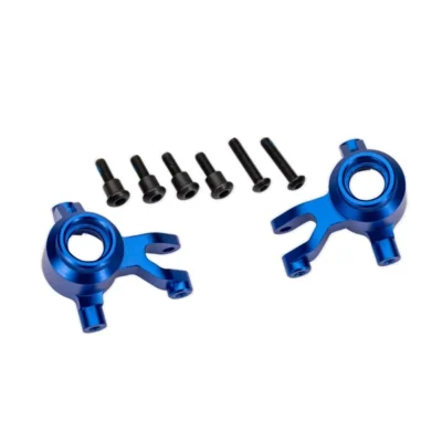 Traxxas Mini Maxx/Mini XRT Aluminum Steering Blocks (Blue)