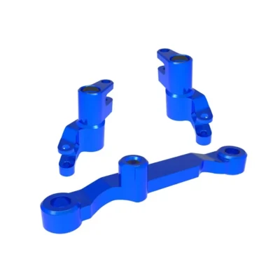Traxxas Mini Aluminum Bellcrank Assembly w/ Drag Link (Blue)