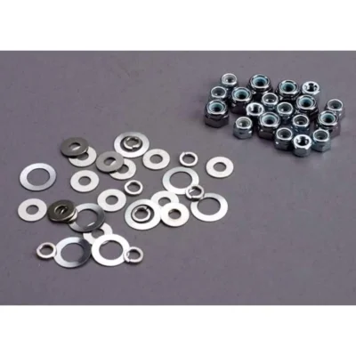 Traxxas 3mm/4mm Nut Set w/ Washers (1252)