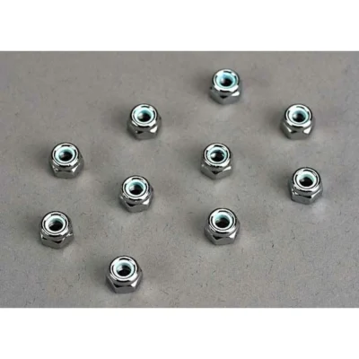 Traxxas 4mm Nylon Locking Nuts (10pcs) (1747)