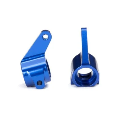 Traxxas Rustler/Bandit/Stampede Aluminum Steering Blocks (Blue)