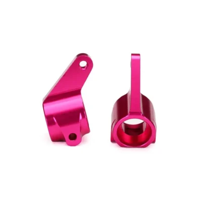 Traxxas Rustler/Bandit/Stampede Aluminum Steering Blocks (Pink)