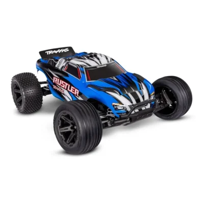 Traxxas Rustler XL-5 HD 1/10 RTR 2WD Electric Stadium Truck w/ Battery & USB-C Charger (Blue)
