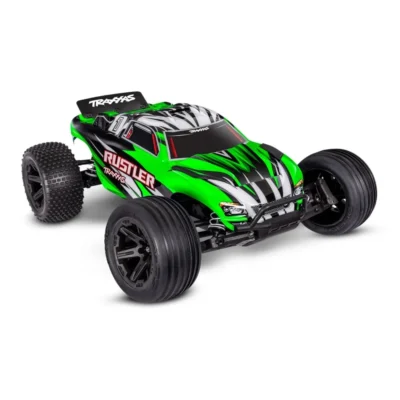 Traxxas Rustler XL-5 HD 1/10 RTR 2WD Electric Stadium Truck w/ Battery & USB-C Charger (Green)