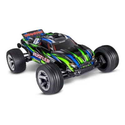 Traxxas Rustler 2WD HD BL-2S 1/10 RTR Stadium Truck (Green)