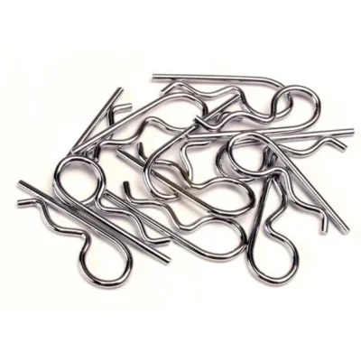 Traxxas Heavy Duty Body Clips (Silver) (12pcs) (3934)