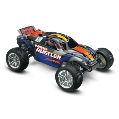 Traxxas Nitro Rustler 1/10 RTR Stadium Truck (Blue) (44096-3-BLUE)