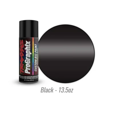 Traxxas ProGraphix Custom RC Lexan Body Paint (Black) (13.5oz)