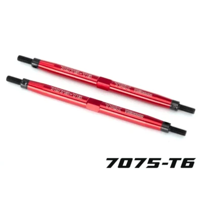 Traxxas Tubes Aluminum Front Toe Links (112mm) (Red) (2pcs)