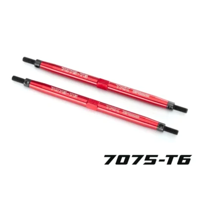 Traxxas Tubes Aluminum Rear Toe Links (Red) (124mm) (2pcs)