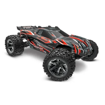 Traxxas Rustler 4X4 VXL HD 1/10 Scale RTR Stadium Truck (Red)