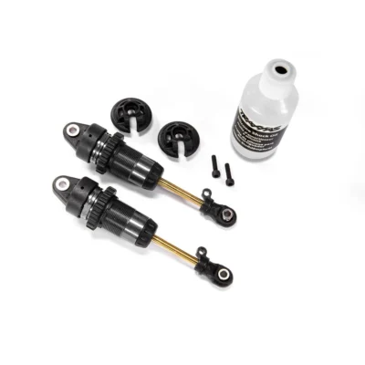 Traxxas GTR Shocks Long Black Aluminum PTFE Coated Bodies w/ TiN Shafts (7461X)