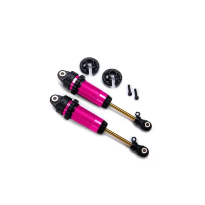 Traxxas GTR Shocks XXL Pink Aluminum PTFE Coated Bodies w/ TiN Shafts