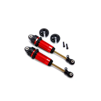 Traxxas GTR Shocks XXL Red Aluminum PTFE Coated Bodies w/ TiN Shafts