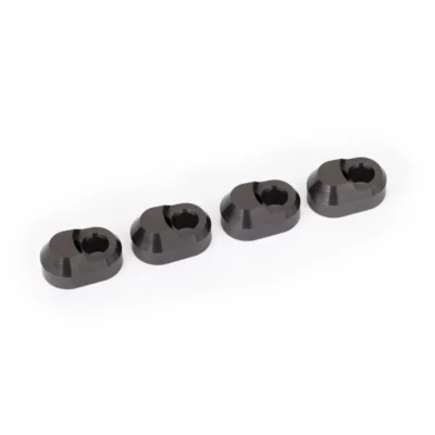 Traxxas Aluminum Suspension Pin Retainer (Gray) (4pcs)